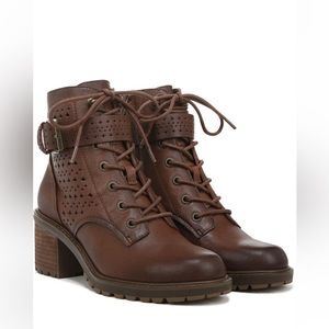 ZODIAC Gemma Perforated brown women bootie/size 6